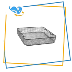 Корзины сетчатые с ручками и крышкой