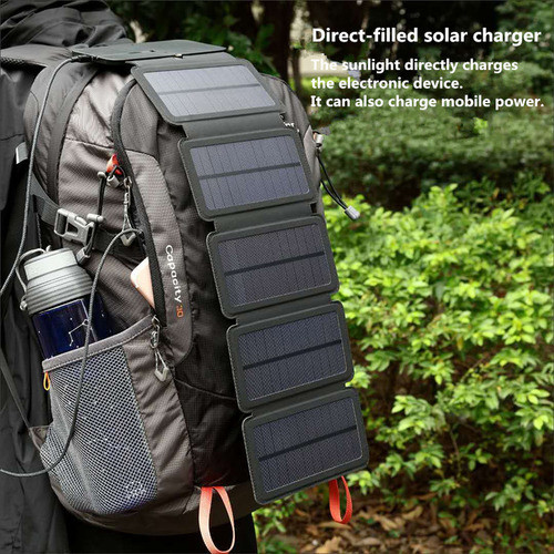 Портативная раскладная солнечная зарядная панель для мобильных устройств, KSO-7C - фото 4 - id-p102384194