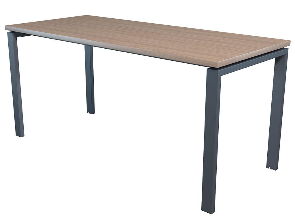 Стол офисный лофт NT 160 70 ВЯЗ НАТУРАЛЬНЫЙ/АНТРАЦИТ