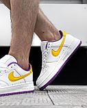 Кеды Nike AF 23 бел фиолет 2202-7, фото 3