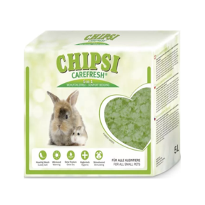 Наполнитель CHIPSI Carefresh forest green, бумажный для грызунов и птиц (5л)