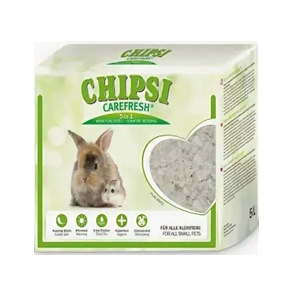 Наполнитель CHIPSI Carefresh pure white, бумажный для грызунов и птиц (5л)