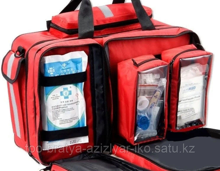 Большая сумка-укладка врача firstmed (Красная) - фото 6 - id-p101697683