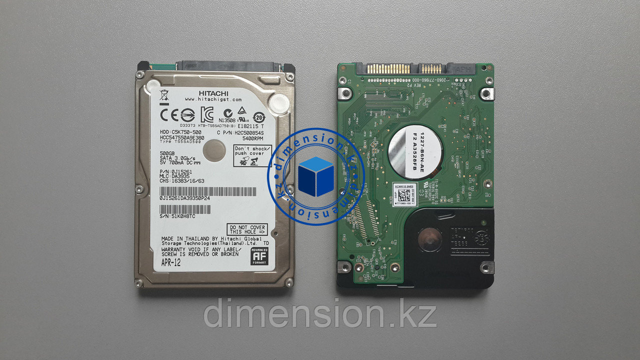 Жесткий диск для ноутбука (HDD 2,5) 500GB Hitachi, Toshiba, Seagate, Western Digital, SAMSUNG