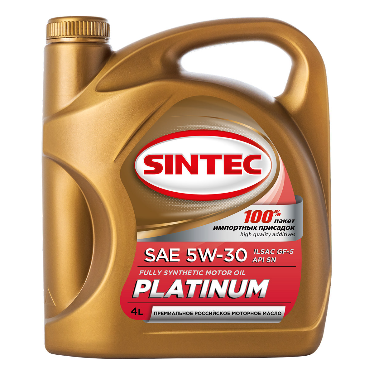SINTEC PLATINUM SAE 5W-30, API SN/CF, 4л - фото 1 - id-p102391808