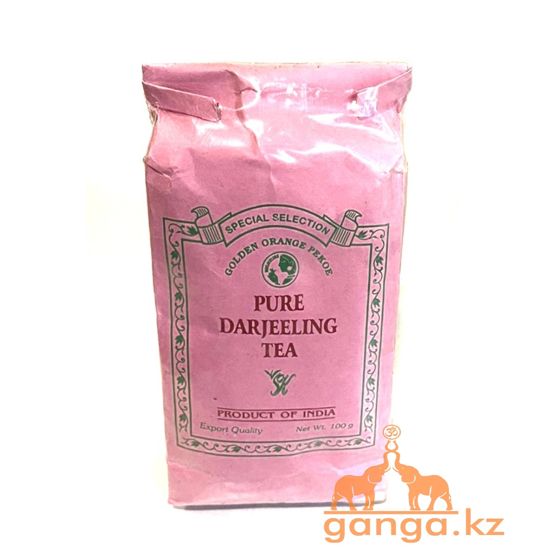 Индийский подарочный чай Дарджилинг (Pure Darjeeling Tea), 100 г.