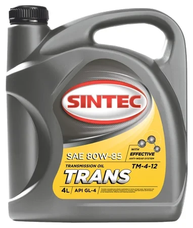 SINTEC TRANS TM4 SAE 80W-85, API GL-4, 4л - фото 1 - id-p102393356