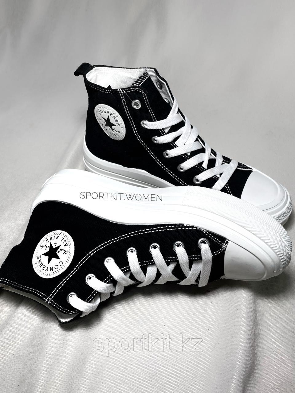 Кеды Converse Chuck выс чвбн (жен) 639-1 - фото 2 - id-p102394536