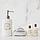 Стикеры - Набор наклеек для дозаторов ванной, влагостойкие светлые ар-деко, фото 2