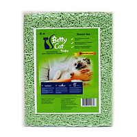 Betty Cat Green tea Tofu комкующий наполнитель зеленый чай, уп. 2.5кг (6л)