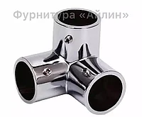 Соединитель 3х труб угловой, F образный, модель 2503