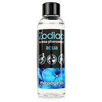 Массажное масло с феромонами Zodiac Aqua. Для знаков зодиака стихии Вода. 75мл