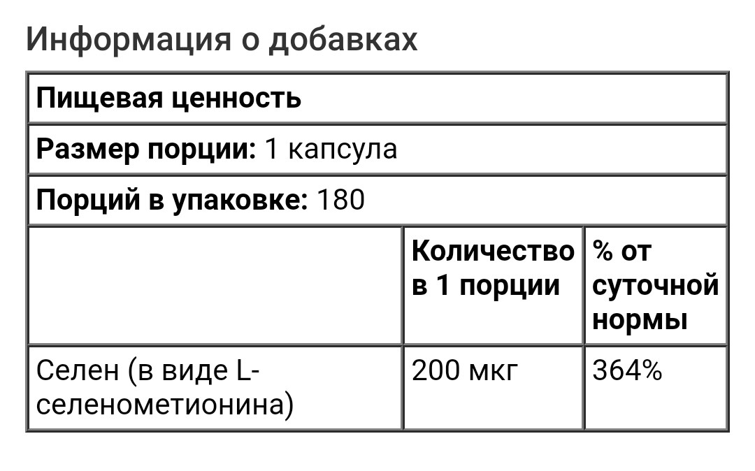 California gold nutrition селен, бездрожжевой, 200 мкг, 180 вегетарианских капсул - фото 4 - id-p102400350