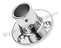 Флянец (держатель) высокий для трубы д25 с фиксатором