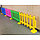 Детский игровой заборчик низкий, секционный (1 метр), фото 6