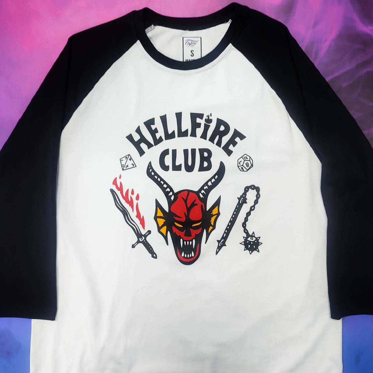 Лонгслив Клуб Адского Пламени - Очень странные дела (Hellfire Club, Stranger things) - фото 3 - id-p101615709