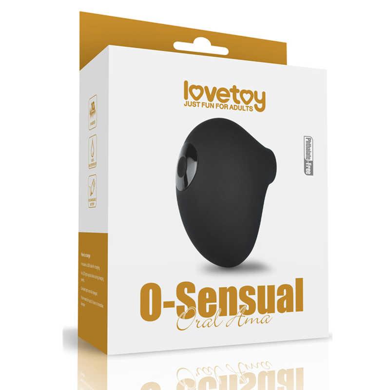 Вакуумный стимулятор клитора O-Sensual Oral Ama - LoveToy, силикон