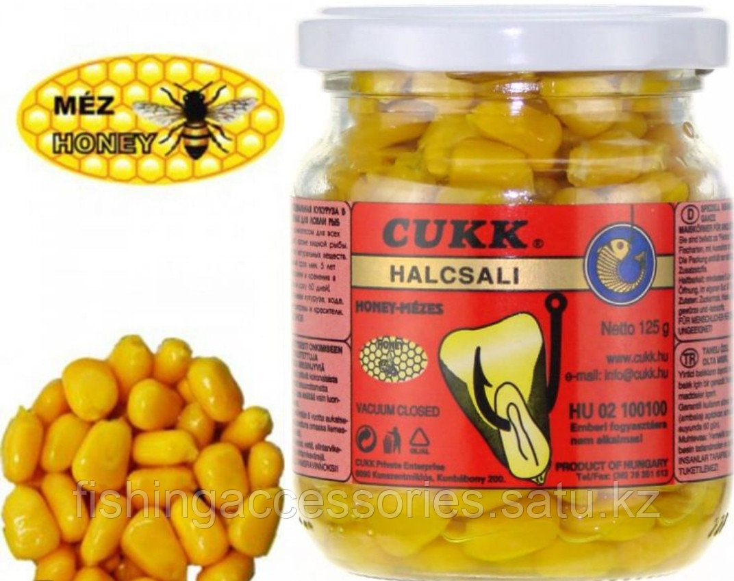 Насадка Кукуруза CUKK HALCSALI Honey-Mezes Мед 125гр банка стекло HU 02 100100 93041 Венгрия - фото 1 - id-p98948153