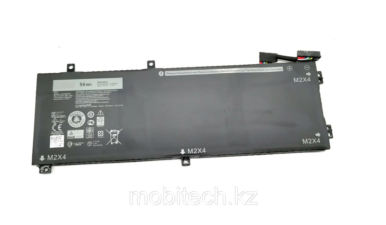 Аккумуляторы Dell H5H20 11.4v 4600mAh 56Wh Inspiron 15 7591 XPS 15 9570 батарея аккумулятор ORIGINAL