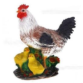 Статуэтка Курица с цыплятами малая H-30см