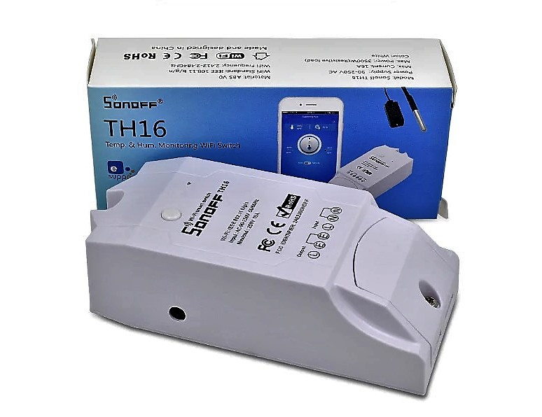 Sonoff TH16 WiFi выключатель с датчиком температуры и влажности AM2301 - фото 9 - id-p102408591