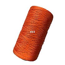 Пряжа полиэфирная 1,5 мм оранж