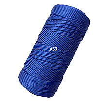 Пряжа полиэфирная 1,5 мм синий электрик