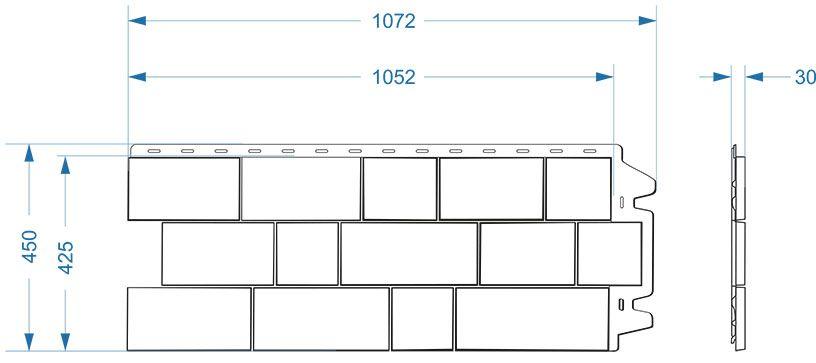 ФАСАДНАЯ ПАНЕЛЬ DOCKE FELS АРКТИК - фото 3 - id-p102412364