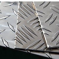 Рифленый алюминиевый лист 1.2 мм Даймонд ГОСТ 21631-76