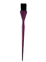 Кисточка для окрашивания волос и бороды (маленькая), длина 22 см (фиолетовый цвет)