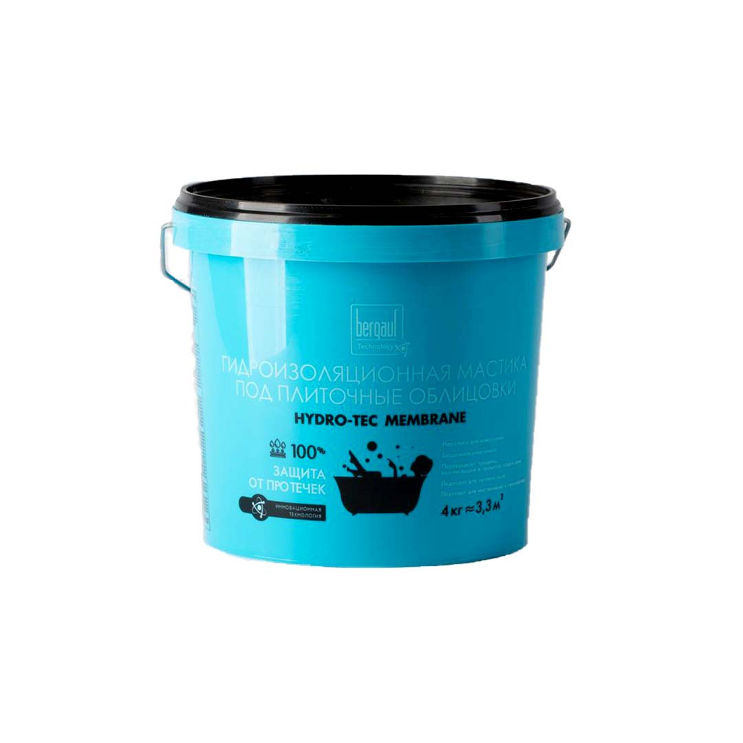 Hydro tec membrane. Гидроизоляционная мастика bergauf hydro-tec membrane. гидроизоляция бергауф мастика. bergauf hydro-tec membrane, 4 кг.
