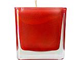 Свеча парафиновая парфюмированная в стекле Palo, красная, фото 2