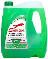 Антифриз Sibiria Professional Antifreeze -40 G-11, Зелёный, 3кг