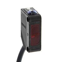 E3Z-D61 2M Датчик фотоэл. прямоуг. E3Z, диффузный, ИК-свет, 5-100мм, NPN, кабель 2м