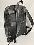 Компактный городской рюкзак из экокожи "Cantlor". Высота 39 см. ширина 29 см, глубина 13 см., фото 5