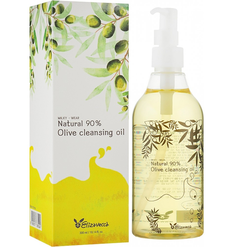 Гидрофильное масло Elizavecca Natural 90% Olive Cleansing Oil