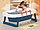 Детская ванночка складная 82 см с термометром W232 Бордовый, фото 2