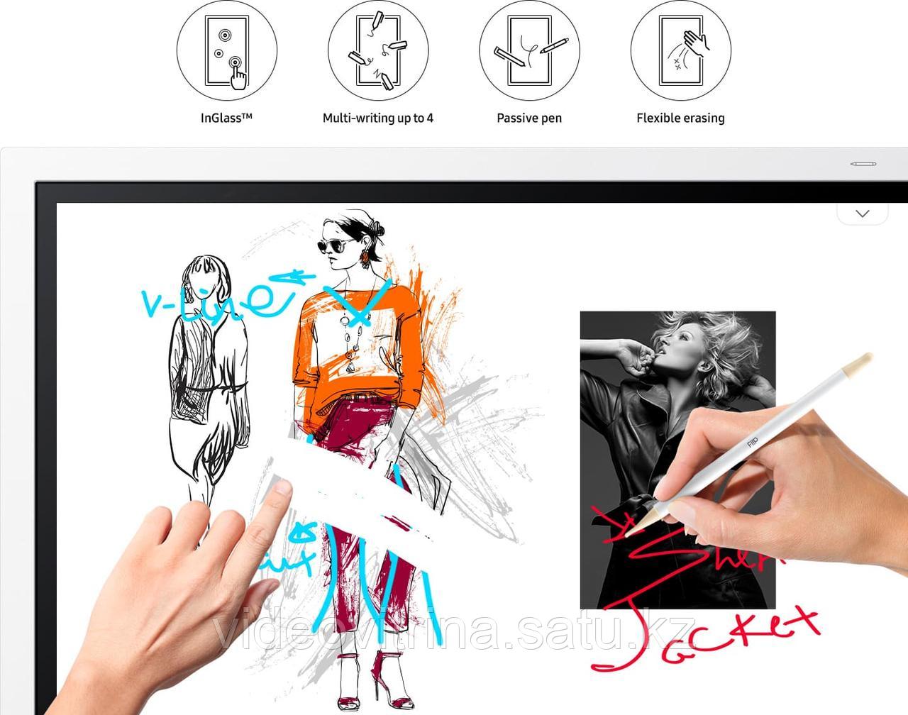 Samsung Flip 2 WM55R, интерактивная панель-флипчарт, 3840*2160 (4K UHD), Яркость 350 кд/м², - фото 10 - id-p102428197