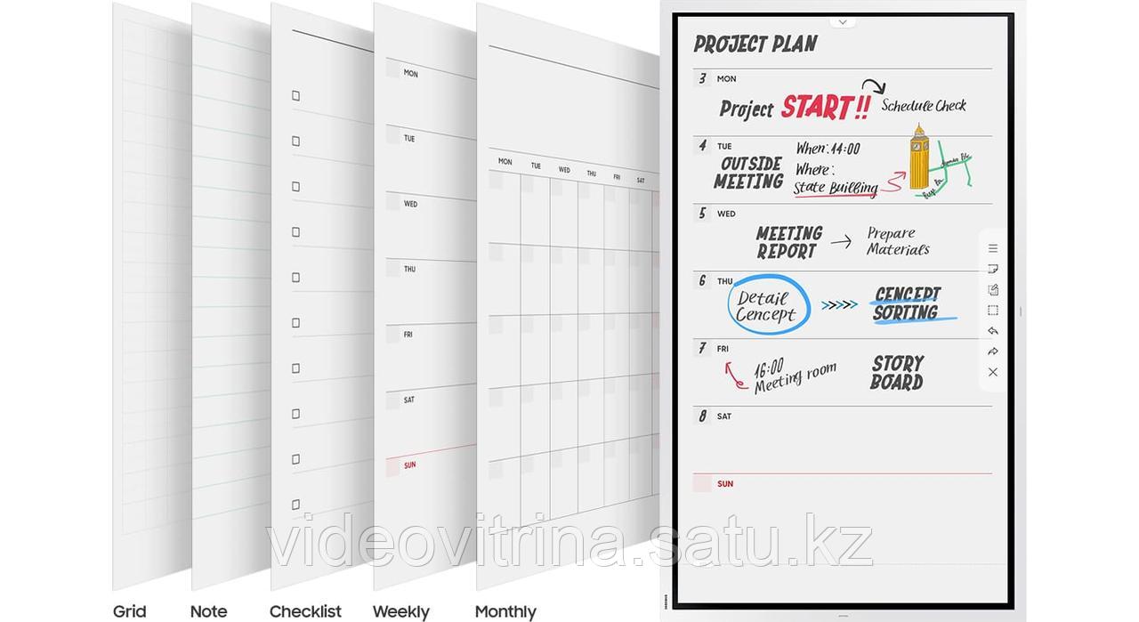 Samsung Flip 2 WM55R, интерактивная панель-флипчарт, 3840*2160 (4K UHD), Яркость 350 кд/м², - фото 7 - id-p102428230