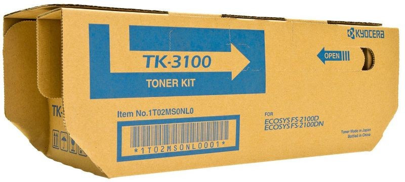 Тонер-картридж Kyocera TK-3100 Black для FS-2100D/FS-2100DN/FS-4100DN/FS-4200DN 1T02MS0NL0