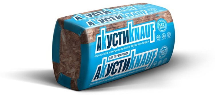Утеплитель KNAUF Акустик 5см Плотность 15 (12м2)