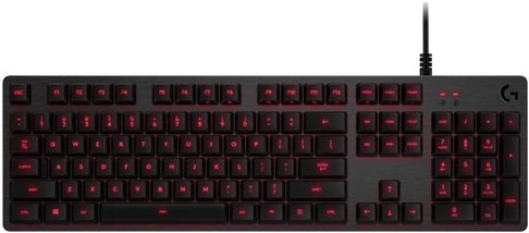 Клавиатура игровая Logitech G413 CARBON (механическая, красная подсветка)