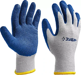 ЗУБР L-XL, перчатки с одинарным текстурированным нитриловым обливом ЗАХВАТ 11457-XL Профессионал