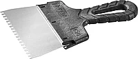 ЗУБР 150 мм, нержавеющая полотно, пластмассовая рукоятка, шпатель фасадный 10078-15-04