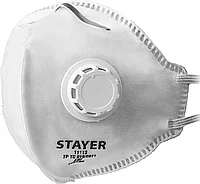 STAYER класс защиты FFP1, с клапаном, плоская, полумаска фильтрующая 11113_z01