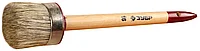 ЗУБР 55 мм, щетина натуральная светлая, деревянная ручка, кисть круглая УНИВЕРСАЛ - МАСТЕР 01501-55