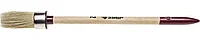 ЗУБР 20 мм, щетина натуральная светлая, деревянная ручка, кисть круглая УНИВЕРСАЛ - МАСТЕР 01501-20