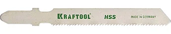 KRAFTOOL по металлу HSS, EU-хвост., шаг 1.2 мм, 55 мм, 5 шт., полотна для лобзика 159551-1.2-S5