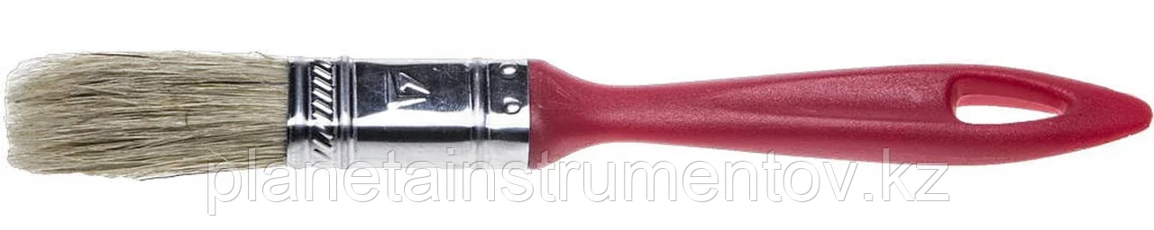 STAYER 20 мм, 3/4", щетина натуральная светлая, пластмассовая ручка, кисть плоская UNIVERSAL-EURO 0108-20