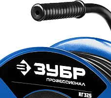 КГ 325 удлинитель на катушке, 50 м, 4000 Вт, 4 гнезда, IP44, КГ 3х2,5 кв мм, ЗУБР Профессионал, фото 3